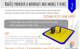 Radšej parkour a workout ako mobil v ruke